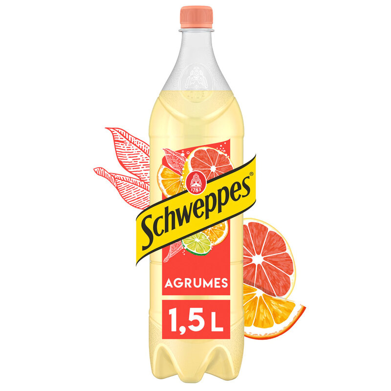 Soda Aux Agrumes Schweppes La Bouteille D' - vue 2