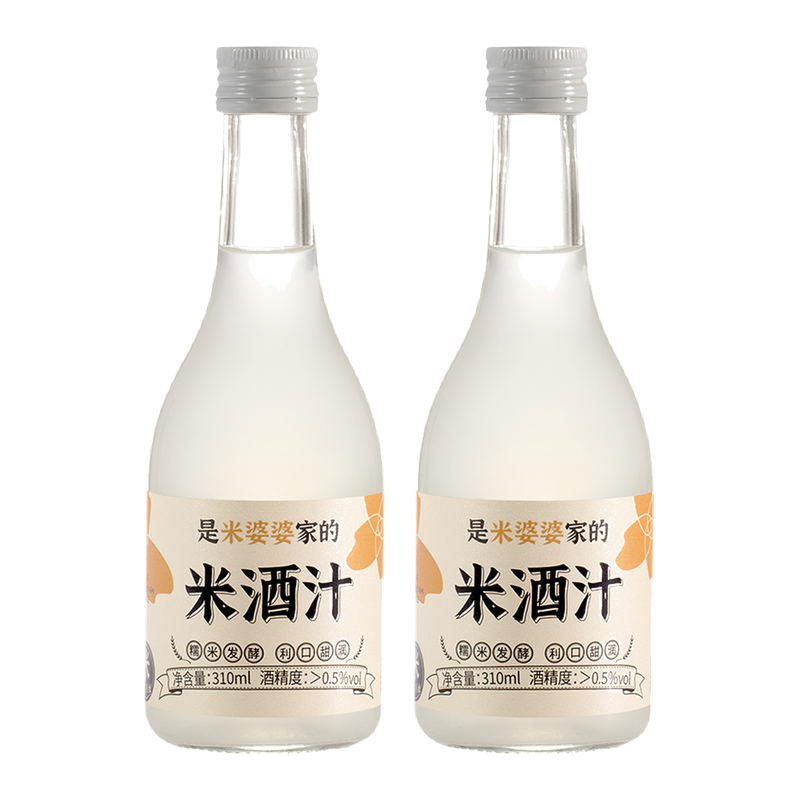 Mi Popo Rice Wine Juice 310 ml * 2