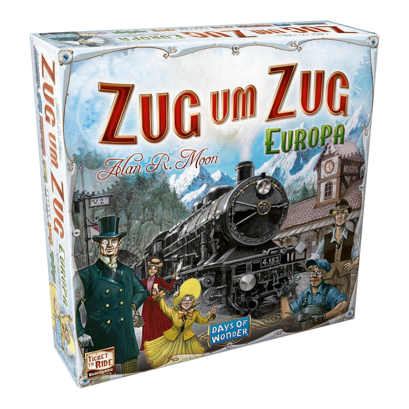 Asmodee Zug um Zug: Europa, Grundspiel, Familienspiel, Deutschsprachiges Spiel