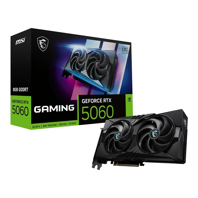 Carte Graphique MSI GeForce RTX 5060 – 8 Go GDDR7, GAMING OC, PCIe 5.0 - vue 9