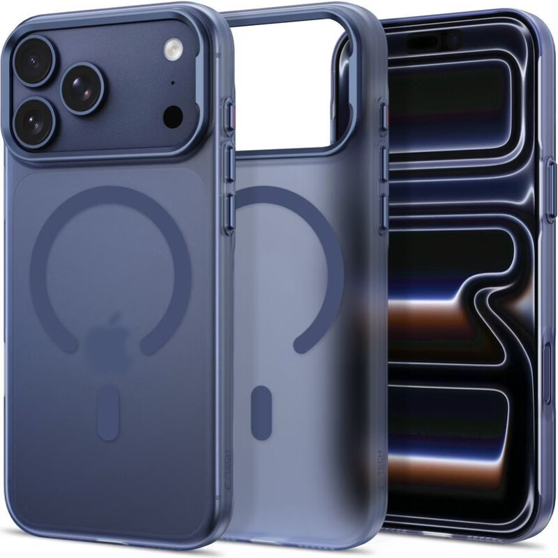 Tech-Protect MagZero MagSafe hoesje voor iPhone 17 Pro / 18 Pro - mat marineblauw