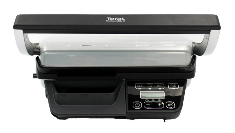 Tefal GC740B30 SelectGrill Kontaktgrill 2000W Silber/Schwarz