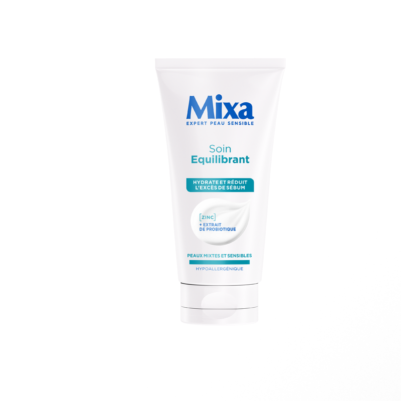 Soin Visage Réhydratant Equilibrant Peau Sensible Mixa Le Pot De 50ml