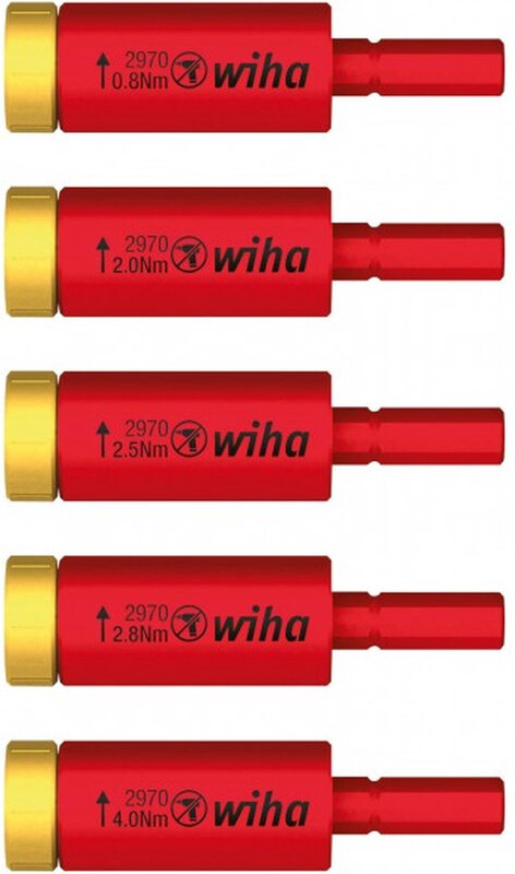 Wiha easyTorque Set met Adapter - 5 stuks