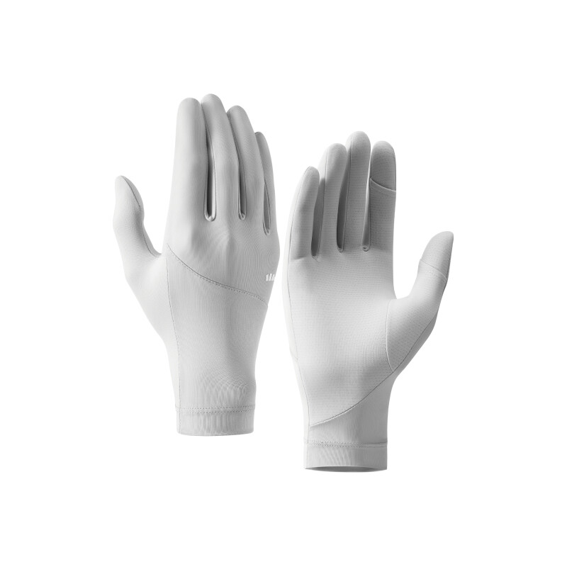 Beneunder summer cooling sun protection gloves AL360 unisex cycling outdoor sports - high mountain grey - F (One Size)