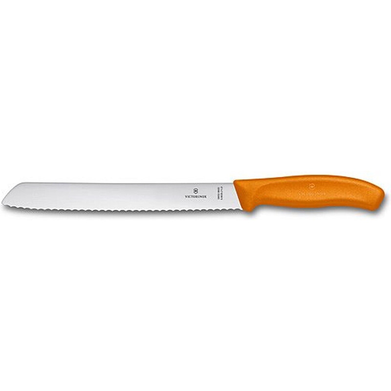 Victorinox Zwitserse klassieke broodmes - Golfrand, 21 cm, Oranje