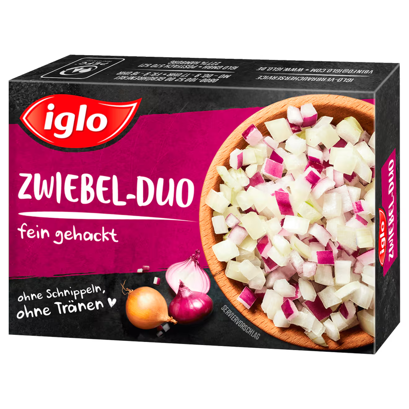 Iglo Zwiebel Duo 70 g (Tiefgekühlt, wiederverschließbare Papierverpackung)