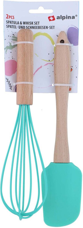 Alpina houten spatel en garde set - 2 stuks
