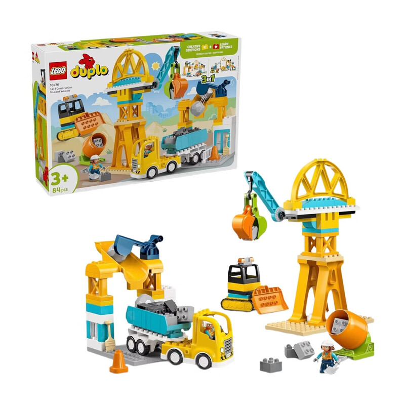 DUPLO 10476 3 in 1 Construction Site and Vehicles