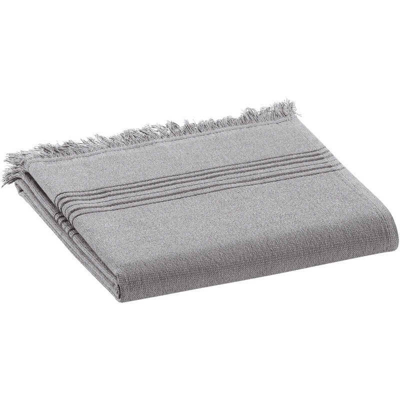 VIVARAISE Serviette de hammam Cancun brume - 90 x 180 cm