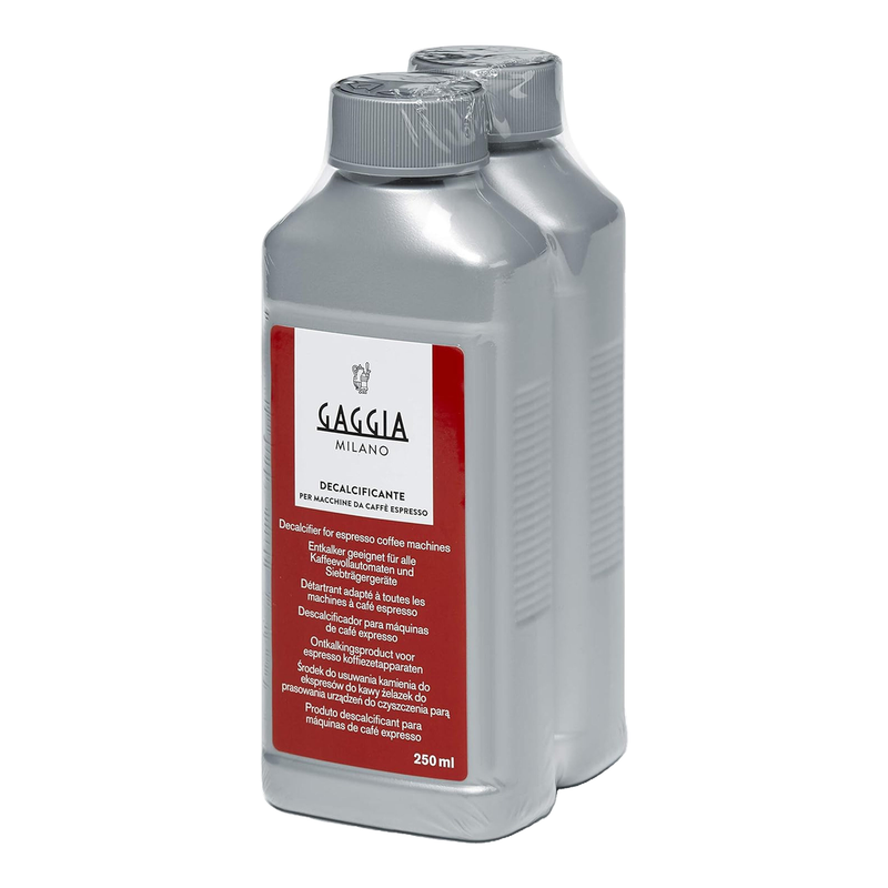 Gaggia Entkalker, 250 ml (2er-Pack), geruchsneutrale Flüssig-Entkalkerlösung für Kaffeemaschinen