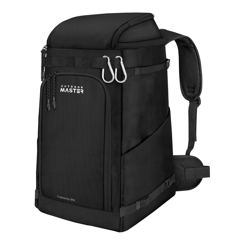 Outdoormaster 65L Ski Boot Bag, Snowboard Boots Travel Backpack-Black