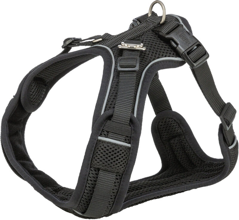 Trixie Jollypaw tuig Flexmesh zwart 63-92 x 2,5 cm