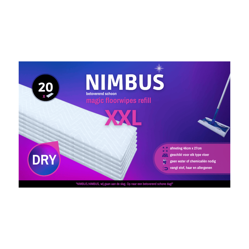 Magic floorwipes refill 46 x 27 cm (20x)