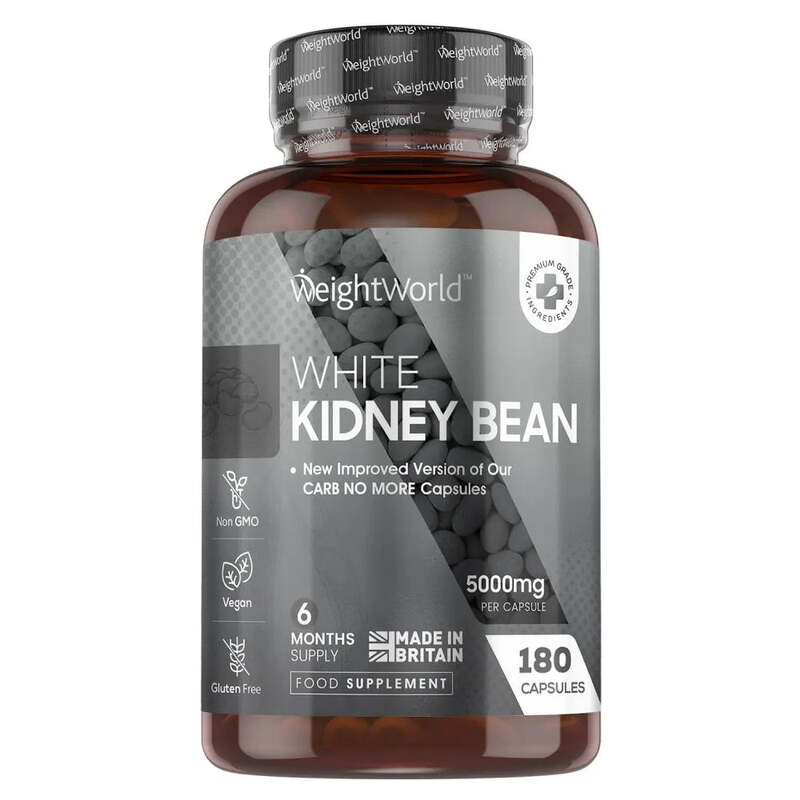 WeightWorld Weißer Kidneybohnen-Extrakt 5000 mg 180 Kapseln