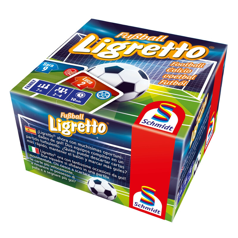 Schmidt® Spiele 78720 Familienspiele Ligretto®, Fußball ab 7 Jahre