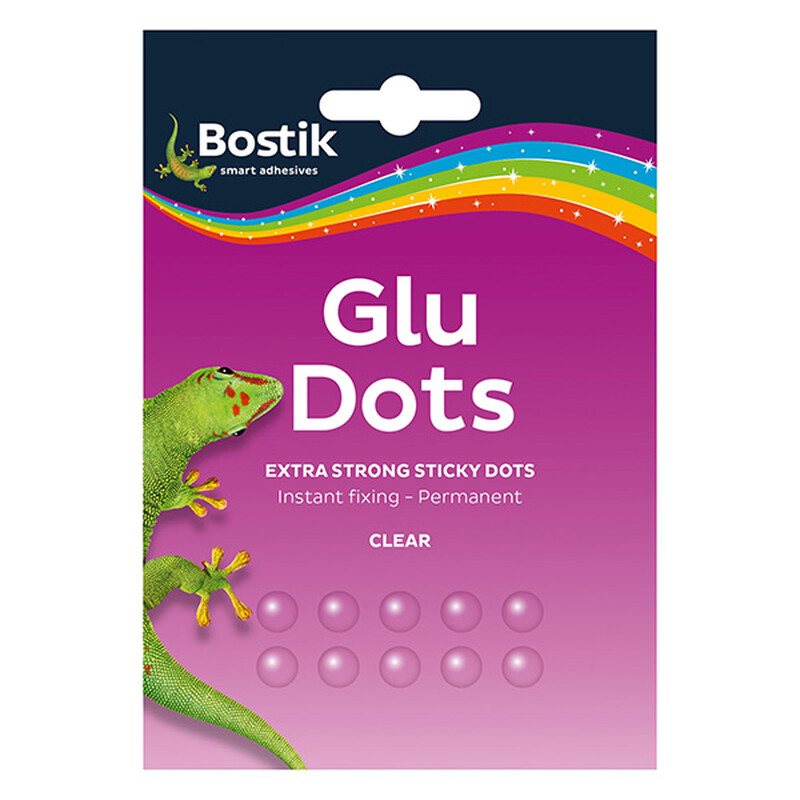 Permanent Extra Strong Glu Dots 64 Dots, Pack of 12