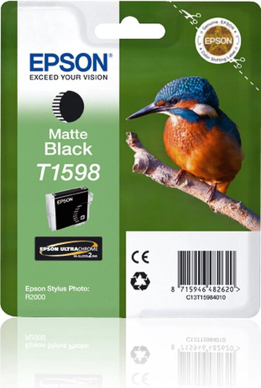 Epson T1598 inktcartridges matzwart