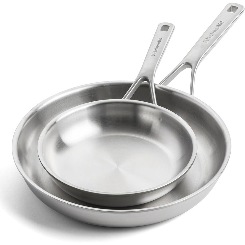Multiply Frypan Set of 2 Uncoated: Frypan 20cm + Frypan 28cm