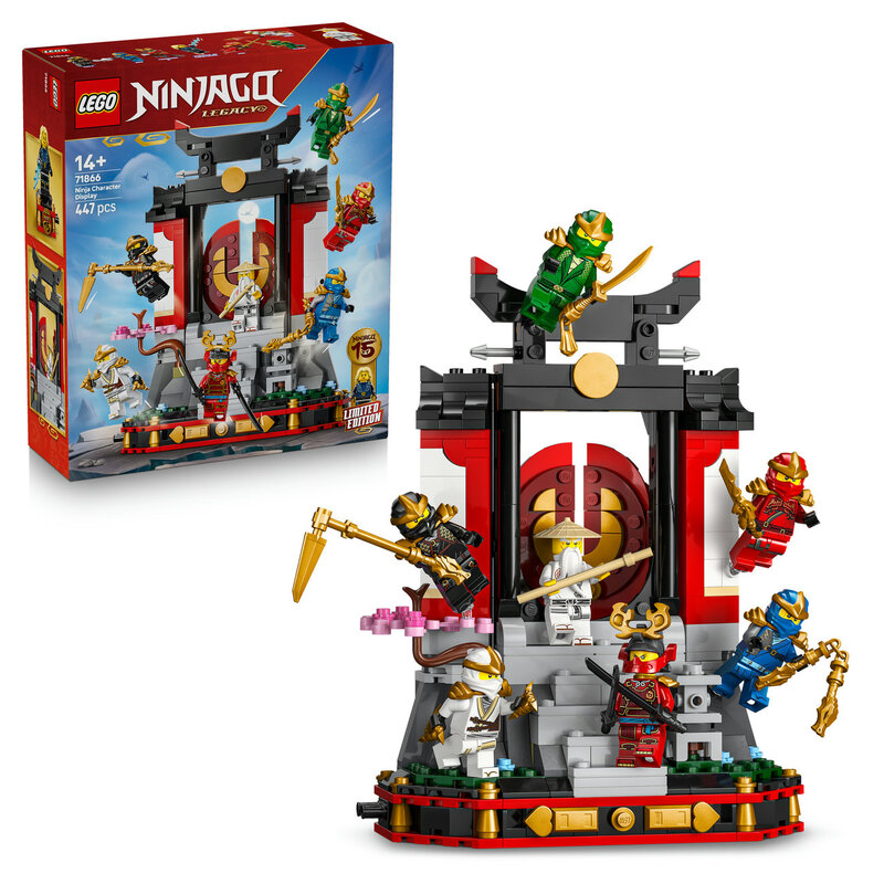 LEGO 71866 NINJAGO Ninja Character Display 15th Anniversary - Monastery Gate ... - Image 8