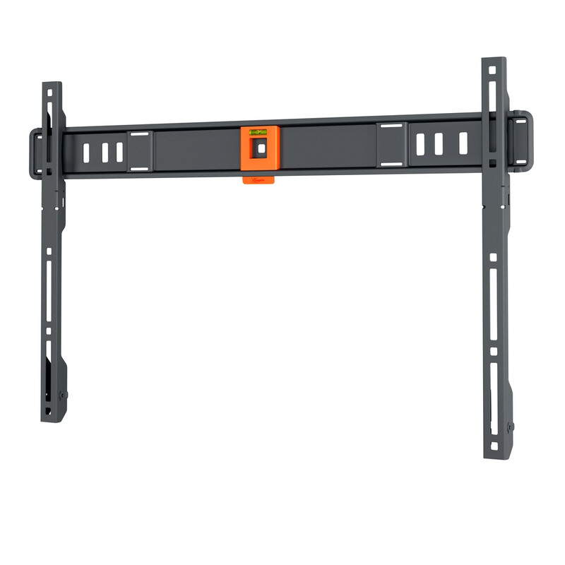 Vogel's TVM 1609 TV Wandhalterung Schwarz - Feste Halterung für 40-100 Zoll, VESA 600 × 400, 75 kg Max. Gewicht, ClickLoc System
