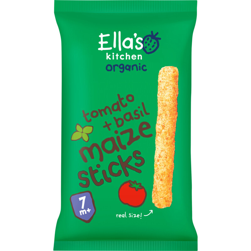 Ella's Kitchen Organic Tomato Basil. Maize Stic 16 g