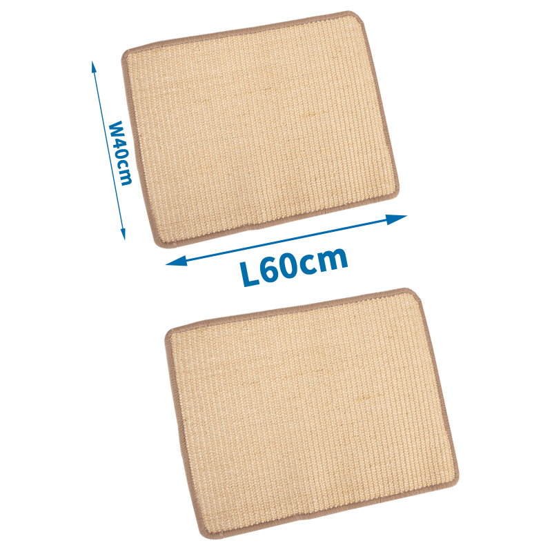 Nobleza Sisal anti cat scratch sticker high quality sisal, 60*40 cm, durable and wear-resistant