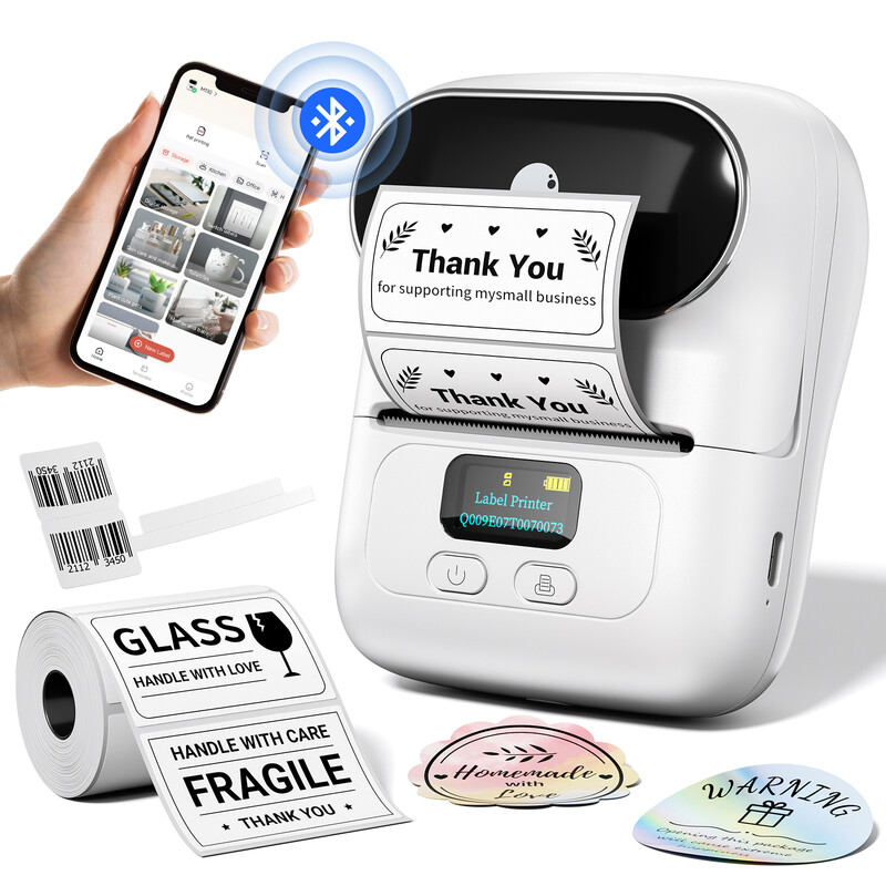 Phomemo M110 Draagbare Printer Labelmaker voor Productlabels en Logostickers - 1 stuk