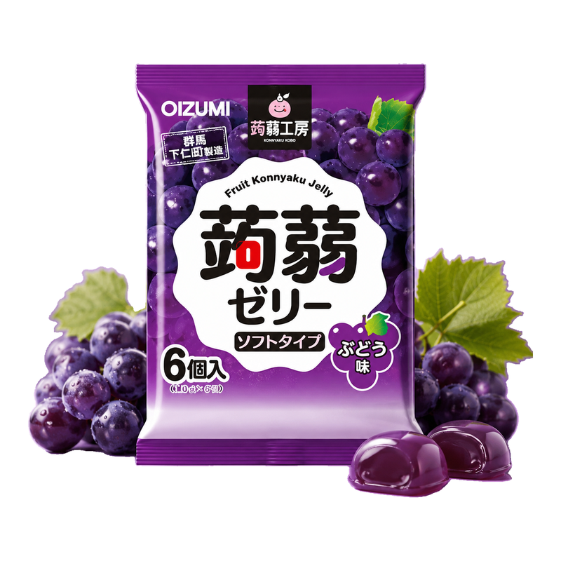 Shimonita konjac jelly met druivensmaak 106 g