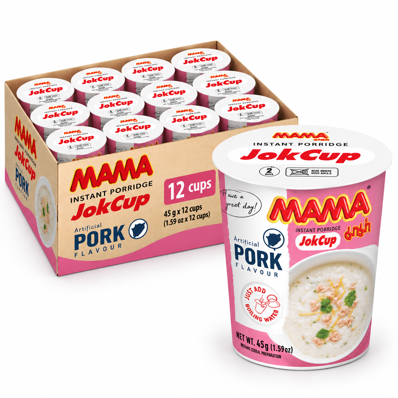 MAMA instant pap soep varkensvlees 12 x 45 g (doos)