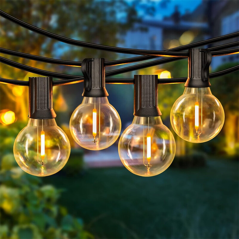 VIVREAL G40 decoratieve LED-lichtsnoer - 30 m, 50+2 LED, insteekbaar, dimbaar, uitwisselbaar, meerdere modi, koper & ABS, SL-210, Jaarwisselverkoop, top cadeaukeuzes