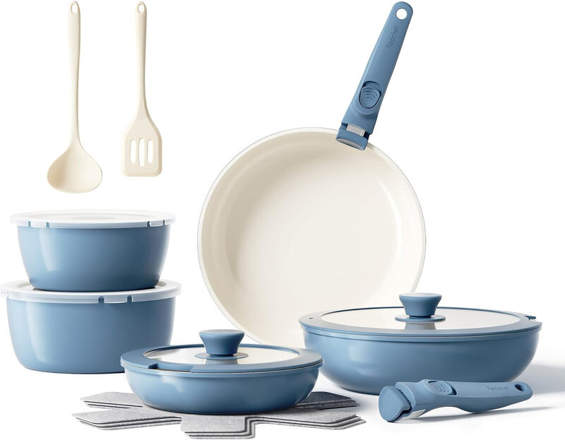 16pcs Ceramic Cookware Set
