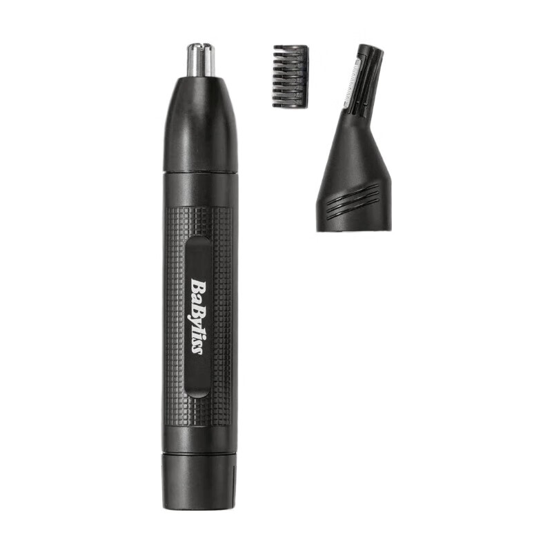 Men Nose Ear Eyebrow Detail Trimmer - Black, E652U