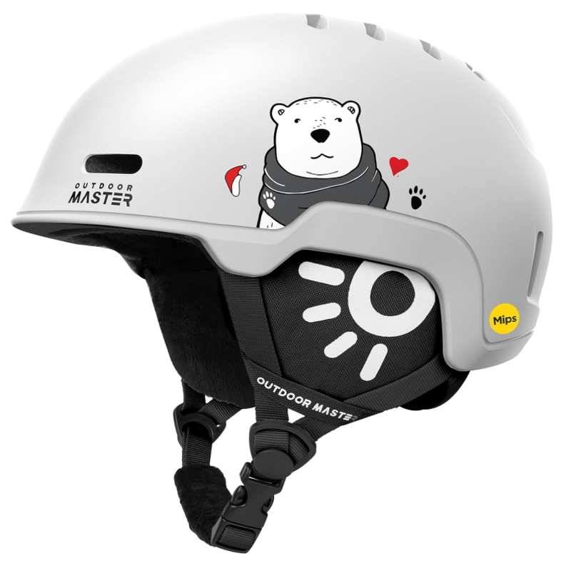 Reindeer MIPS Kids Ski Helmet for Boys, Girls & Youth White S