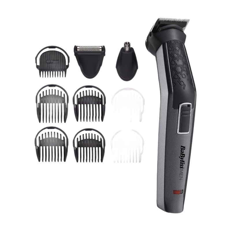 BaByliss C632E Multi-Trimmer Carbon Titanium Schwarz Kabellos 10-in-1