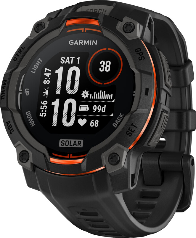 Garmin Instinct 3 Solar Zwart 45 mm