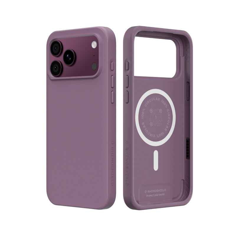 RHINOSHIELD MagSafe Telefoonhoesje, compatibel met iPhone 17 Pro Max & iPhone 18 Pro Max, SolidX, versterkte schokabsorberende bescherming, minimalistisch en slank design met bescherming van militaire kwaliteit, Dusk Mauve