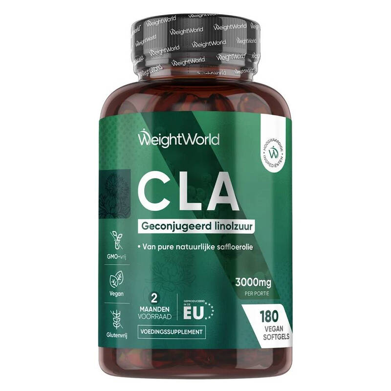 WeightWorld CLA-softgelcapsules 3000 mg - 180 capsules