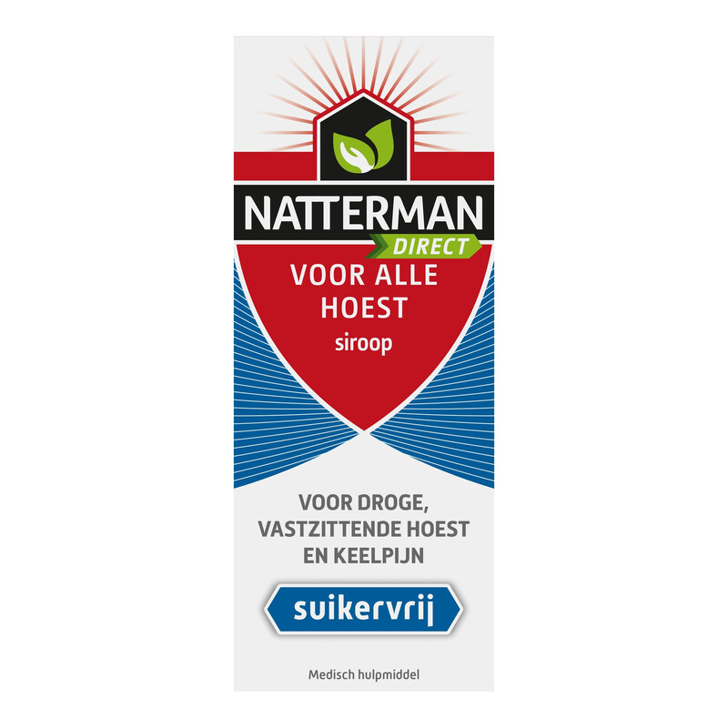 Natterman Direct Voor Alle Hoest Siroop Suikervrij - 120 ml
