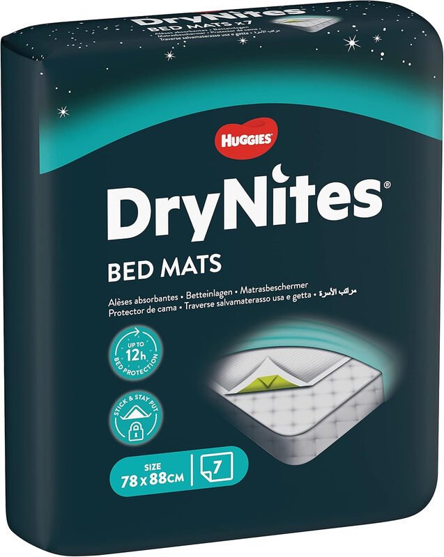 DryNites Disposable Bed Mats 78 x 88cm 7 Pcs