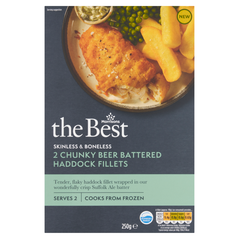 The Best Beer Batter Haddock 250g