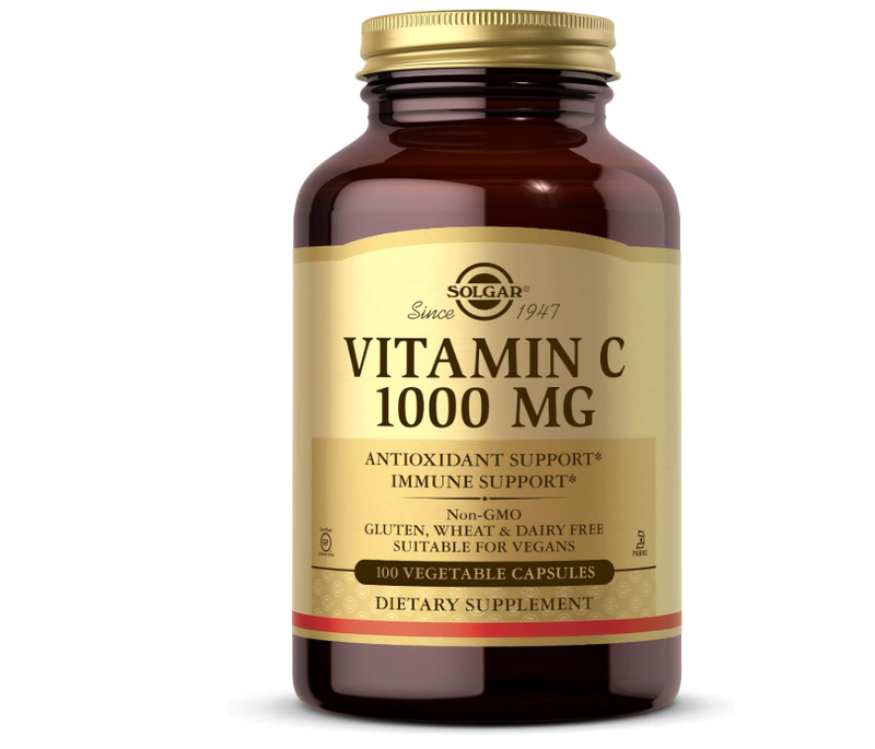 Solgar Vitamin C Immune & Antioxidant Support 1000 mg - 100 Vegan Capsules