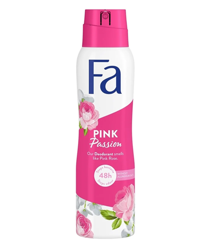 FA Pink Passion 48u Deodorant Spray 150ml
