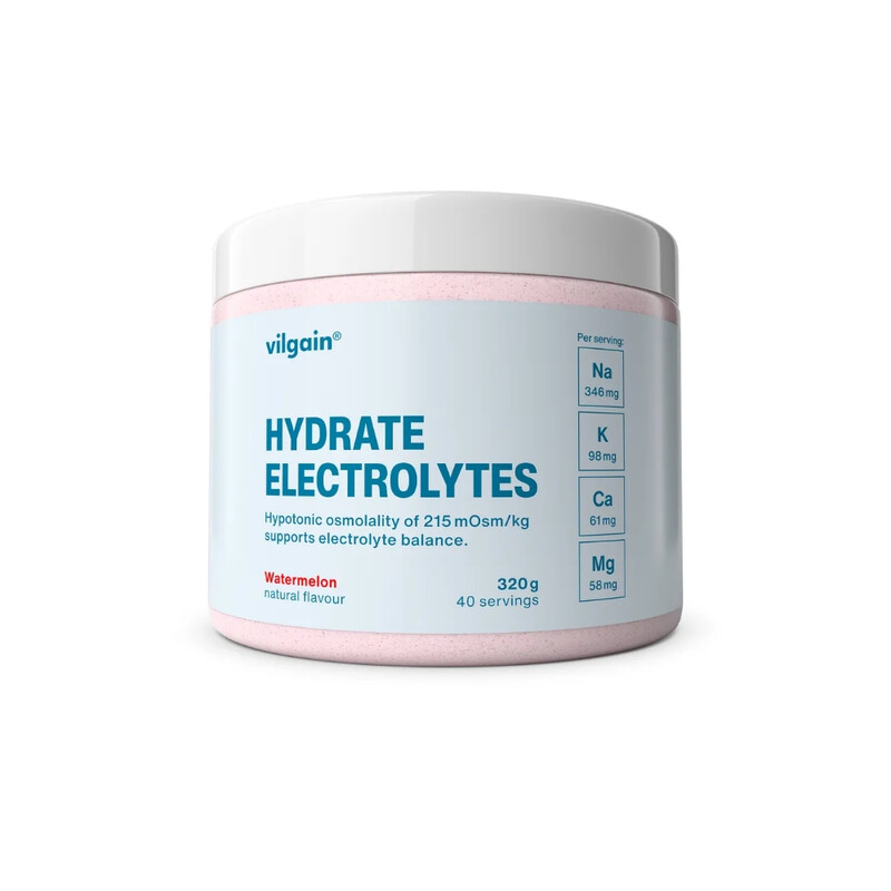 Vilgain Electrolytes Watermelon Hydration Support Powder Flavour - 320g