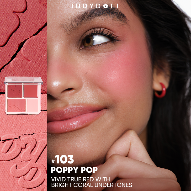 JUDYDOLL BLUSH&HIGHLIGHT PALETTE 103