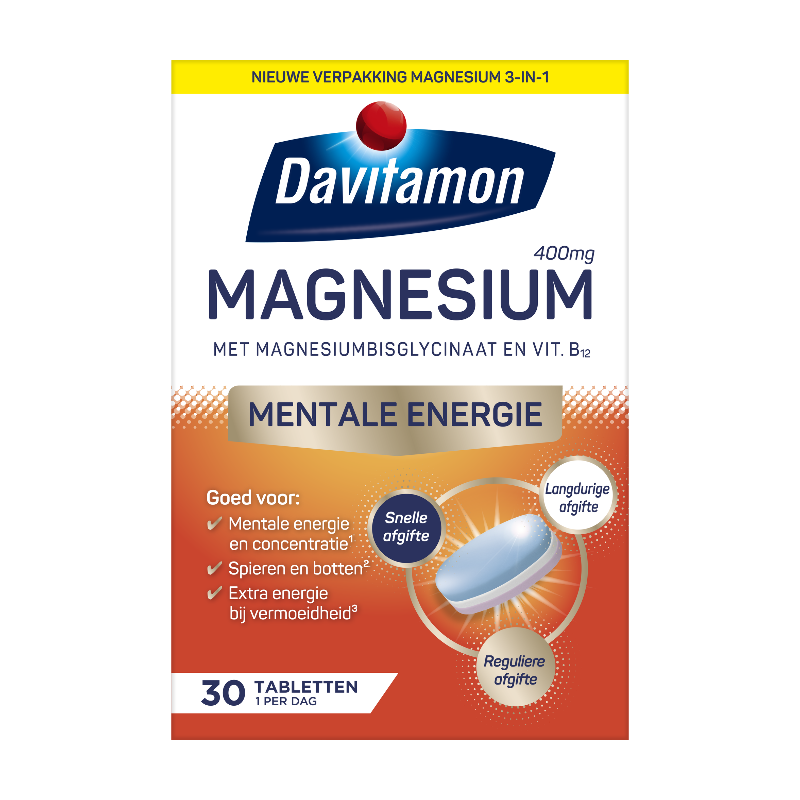 Davitamon Magnesium 400 mg Tabletten 30 Stuks