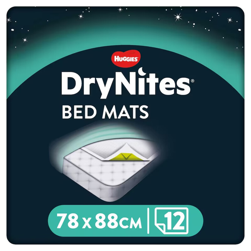 Huggies Drynites Bed Mats - 12 Pack
