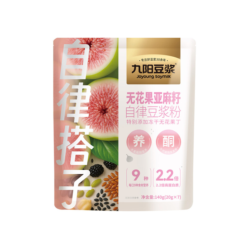 Joyoung Fig & Flaxseed Self-Controlled Soy Milk Powder (20G*7 Sticks)