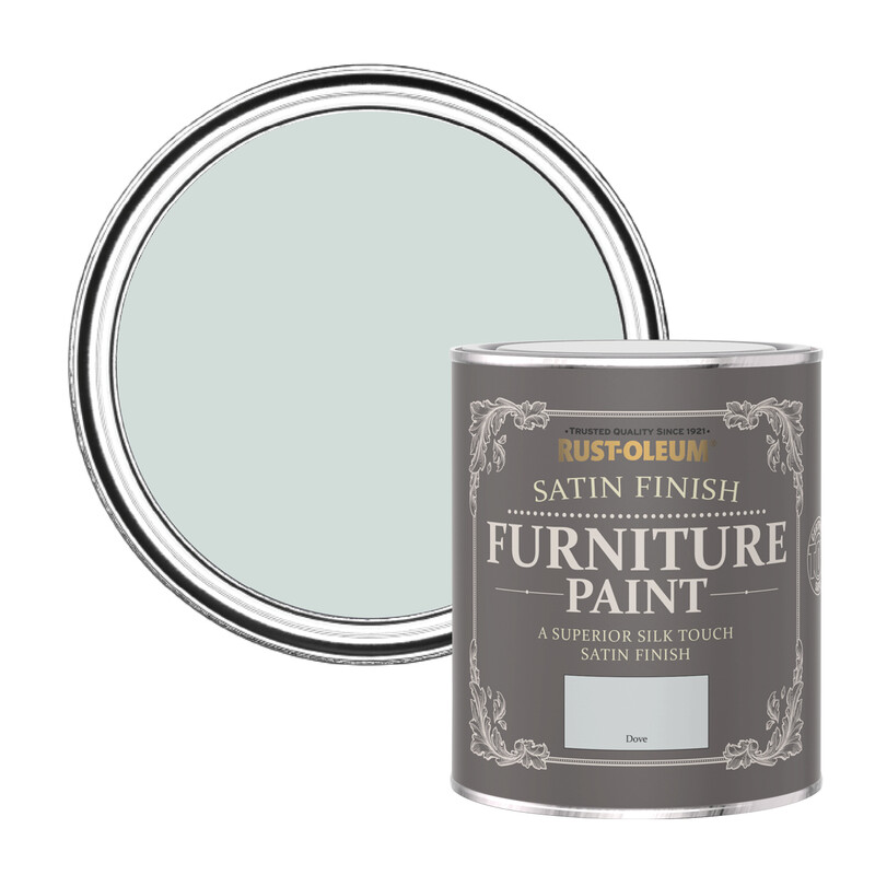 SATIN FURNITURE PAINT DOVE 750ML