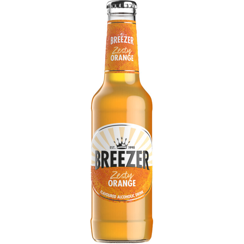 Breezer Zesty Orange Sprankelend Drank - 275 ml